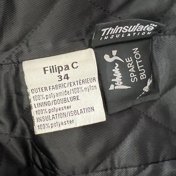 Vintage Swedish Winter Fall Parka Jacket Hooded Lightweight Barn Utility Coat - Picture 6 of 10